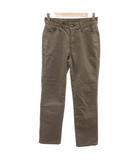 エドウィン EDWIN ジーンズ デニムパンツ 麻 リネン 28x32 灰色 グレー 無地 フルレングス /SJ ■ECF001