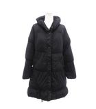 コート 150A 中綿 キルティング ドット柄 黒 ブラック /NU ■ECF003