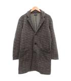 アーバンリサーチ URBAN RESEARCH チェスターコート 40 ヘリンボーン柄 ミドル丈 グレー /NU ■ECF003