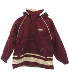 エレッセ ellesse 美品 スキーウェア ジャケット 9 赤 レッド フード付き /NL ■ECF003