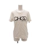 ジミーチュウ JIMMY CHOO Tシャツ 半袖 ロゴ プリント XS グレー /KR ■ECG003