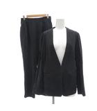 セットアップ ジャケット 9 パンツ 7 チャコールグレー ウエストゴム /NL ■ECG003