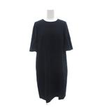 ユナイテッドアローズトウキョウ UNITED ARROWS TOKYO ワンピース 半袖 ひざ上丈 フレアスリーブ 36 紺 ダークネイビー /IB ■ECG003