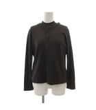 ピエールカルダン Pierre Cardin アンサンブルニット カーディガン セーター M 茶 ブラウン 長袖 ハイネック 七分袖 /NU ■ECF003
