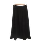オリーブデオリーブ OLIVE des OLIVE 美品 スカート F 黒 ブラック 無地 ロング丈 ボタンディテール /IL ■ECF003