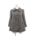 チューリップコート ウール 130A グレー ピーターパンカラー 長袖 /ML ■ECF003