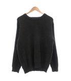 セーター M グレー ラウンドネック 長袖 編み柄 /SX ■ECF003