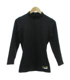 ミズノ MIZUNO ロンT Tシャツ コンプレッションインナー M 黒 ブラック モックネック 長袖 ストレッチ素材 /NL ■ECF003