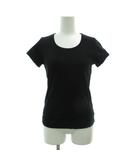 コムサイズム COMME CA ISM Tシャツ L 黒 ブラック ラウンドネック 半袖 /NL ■ECF003