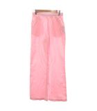 クレージュ courreges タグ付き パンツ ジャージ 38 ピンク イージー サイドライン /NU ■ECF003