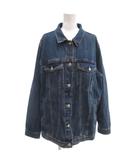 ギャップ GAP デニムジャケット Gジャン L インディゴブルー 無地 レギュラーカラー 長袖 /KR ■ECF003