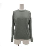 コムサイズム COMME CA ISM ニット セーター 長袖 薄手 M 緑 グリーン /SD ■ECF003