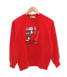 美品 トレーナー スウェット 裏毛 S 赤 レッド /TL■ECF003