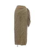 グッチ GUCCI ラップスカート 絹 シルク マキシ ロング 38 茶 ブラウン /UO ■ECG004