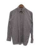 ユナイテッドアローズ UNITED ARROWS シャツ 白 ホワイト ネイビーストライプ柄 ボタンダウンカラー 長袖 /MX ■ECF004