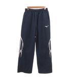 ミズノ MIZUNO パンツ ジャージ M 紺 ネイビー イージー サイドデザイン フルレングス /NU ■ECF004