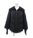 ハッシュパピー Hush Puppies 美品 ダウンジャケット ブルゾン L 黒 ブラック キルティング /YF ■ECF004