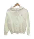 チャンピオン CHAMPION ジップアップパーカー フーディー M 白 ホワイト 長袖 /MX ■ECF004