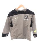 ナイキ NIKE ピステ ウィンドブレーカー プルオーバー 140 グレー 長袖 クルーネック /NL ■ECF005