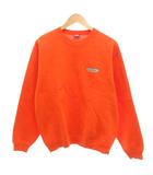 クイックシルバー QUIKSILVER スウェットシャツ  橙色 オレンジ 無地 クルーネック 長袖 /SC ■ECF005