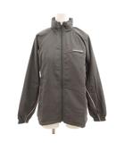 リーボック Reebok タグ付き ウインドブレーカー ジャケット S グレー スタンドカラー サイドライン /NL ■ECF005