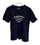 ブルックスブラザーズ BROOKS BROTHERS ショートスリーブ Tシャツ 346 ロゴプリント クルーネック コットン S 紺 ネイビー /MZ ■ECF005
