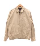 チャップス CHAPS ジャケット S ベージュ ショート丈 襟付き ロゴ刺繍 ジップアップ /SD ■ECG005