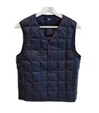 ユニクロ UNIQLO ベスト ウルトラライトダウン スクエアキルト Vネック ダウンベスト S 紺 ネイビー /MZ ■ECF005