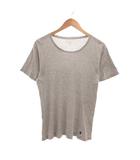 ポロ ラルフローレン POLO RALPH LAUREN Tシャツ カットソー グレー ラウンドネック 半袖 ロゴ刺繍 /NU ■ECE006
