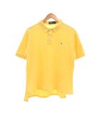 ポロ バイ ラルフローレン Polo by Ralph Lauren ヴィンテージ ポロシャツ L 黄 イエロー 半袖 ロゴ刺繍 /NU ■ECE006