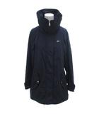 ラルフローレン RALPH LAUREN 美品 フード付きジャケット XS 紺 ネイビー ハイネック ジップアップ 無地 長袖 /TL ■ECE006
