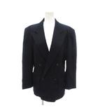 ラルフローレン RALPH LAUREN 美品 ヴィンテージ テーラードジャケット ウール 9 紺 ネイビー ダブルブレスト 総裏地 /SJ ■ECE006