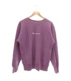 チャンピオン CHAMPION スウェット L 紫 パープル 無地 クルーネック 長袖 /SC ■ECF006