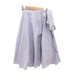 ジェイダブリューアンダーソン JWアンダーソン J.W.ANDERSON ユニクロ UNIQLO 美品 ラップスカート 2 青 ブルー ミディ丈 /IL ■ECF006