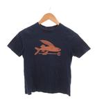 パタゴニア Patagonia Tシャツ S 紺 ネイビー プリント 半袖 /SJ ■ECF006