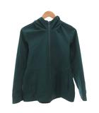 ユニクロ UNIQLO マウンテンパーカー ジャケット M 緑 グリーン フード付き ジップアップ 長袖 /NX ■ECF006
