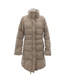 ユニクロ UNIQLO 美品 ダウンコート M グレー ハイネック /MG ■ECF006