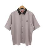 コンバース CONVERSE シャツ L 灰色 グレー 半袖 レギュラーカラー /SC ■ECF006