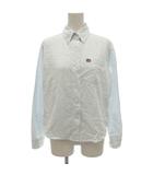 ポロジーンズ ラルフローレン POLO JEANS 美品 ヴィンテージ オックスフォードシャツ ボタンダウン 長袖 S シャツカラー ロゴ 青 ブルー /KB ■ECG007