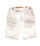 ブルックスブラザーズ BROOKS BROTHERS ショートパンツ ハーフ チノ ノータック W34 白 ホワイト /NU ■ECG007