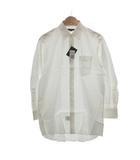 バーバリー BURBERRY タグ付き シャツ 41-80 白 ホワイト ストライプ柄 レギュラーカラー 長袖 /BJ ■ECG007