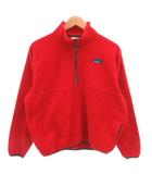 エルエルビーン L.L.BEAN フリースジャケット ブルゾン ハーフジップ 長袖 赤 レッド /FF ■ECG007
