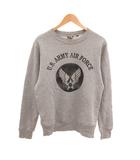 アヴィレックス AVIREX PX スウェット トレーナー U.S. ARMY AIR FORCE ミリタリープリント M グレー /JS ■ECF007