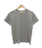 アヴィレックス AVIREX Tシャツ M グレー Vネック 半袖 リブ編み /BJ ■ECF007