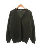 ユニクロ UNIQLO オールドユニクロ カーディガン Vネック ポケット ウール XL 緑 グリーン /NL ■ECF008