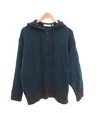 マルニ MARNI ユニクロ UNIQLO 美品 パーカー ジップアップ フード付き L 青 ブルー /IL ■ECF009