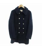 リングヂャケット RING JACKET ピーコート Pコート メルトン ウール ロング丈 S 紺 ネイビー /HO□ 0425 ■GY12