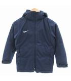 ナイキ NIKE 中綿ジャケット フード ジップアップ スウォッシュ S 140cm 紺 ネイビー 893827-451 /HO□ 0429 ■GY12 ☆AA★