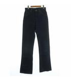 リー LEE 70年代 USA製 デニムパンツ ジーンズ ブーツカット フレア ダメージ加工 ジップフライ 29 S インディゴ 紺 ネイビー 200-0341 /XZ ■GY12