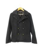 メンズビギ MEN'S BIGI Pコート ピーコート ダブル ショート丈 ウール 03 L グレー /CK4 ■GY12